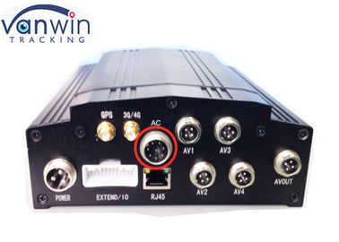 Registrador móvel do cartão de WIFI 4CH HDD SD do sensor do sistema 3G DVR G do CCTV do ÔNIBUS para o carro
